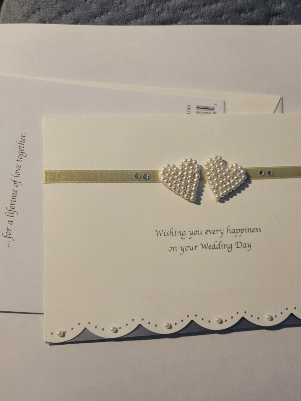 Bundle of three premium Hallmark wedding cards